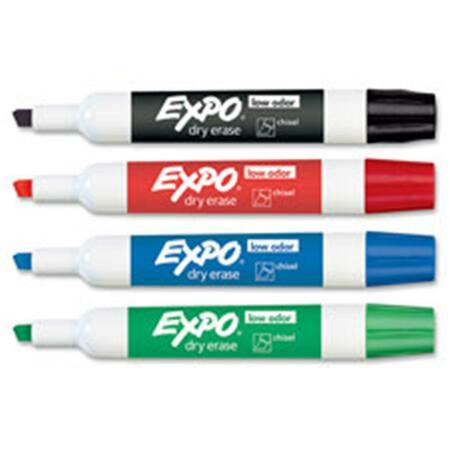 SANFORD Dry-erase Markers-Chisel Point-Nontoxic-Blue SAN80003